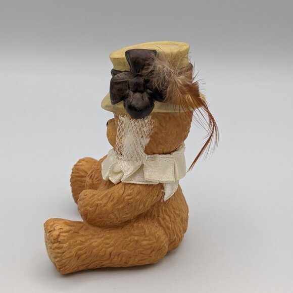 Vintage Chapeau Noelle by Lucy Rigg Debra Bear with Mini Top Hat Limited Edition - Picture 5 of 10